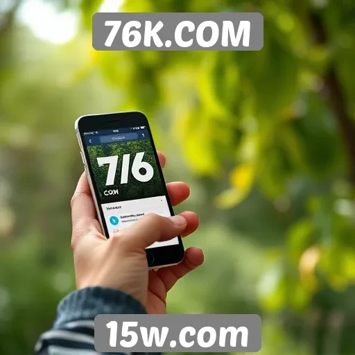 Explorando as funcionalidades de 76K.COM para usuários móveis